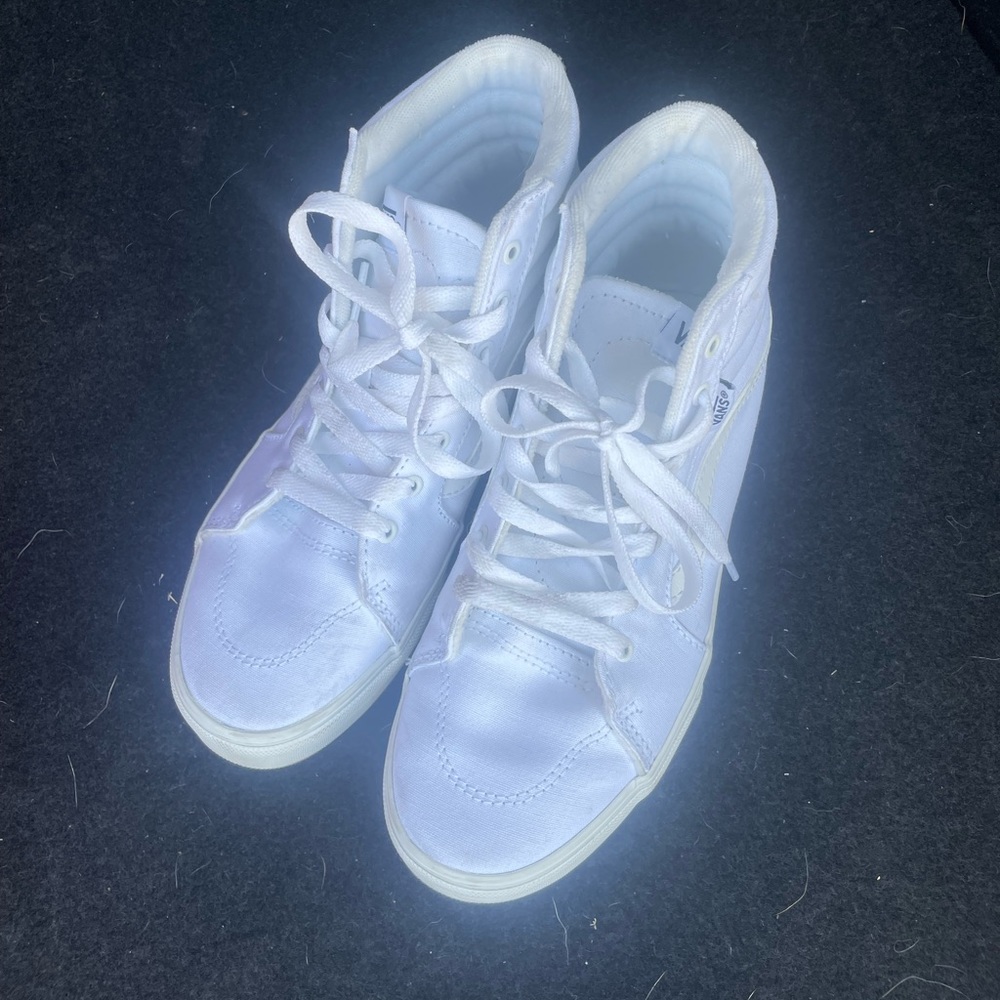 White High Top Vans